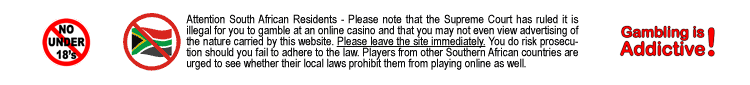 Online casino warning